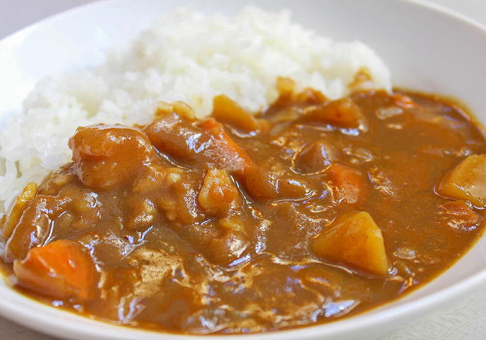ウコンを使ったカレーライス